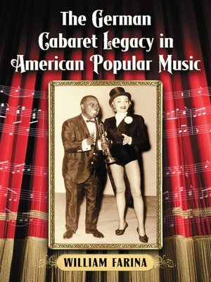 cover image of The German Cabaret Legacy in American Popular Music